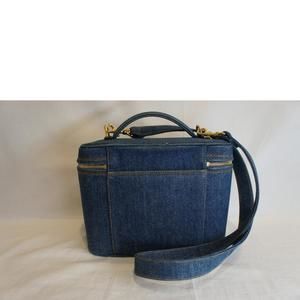 Chanel Denim Black Bag Vanity